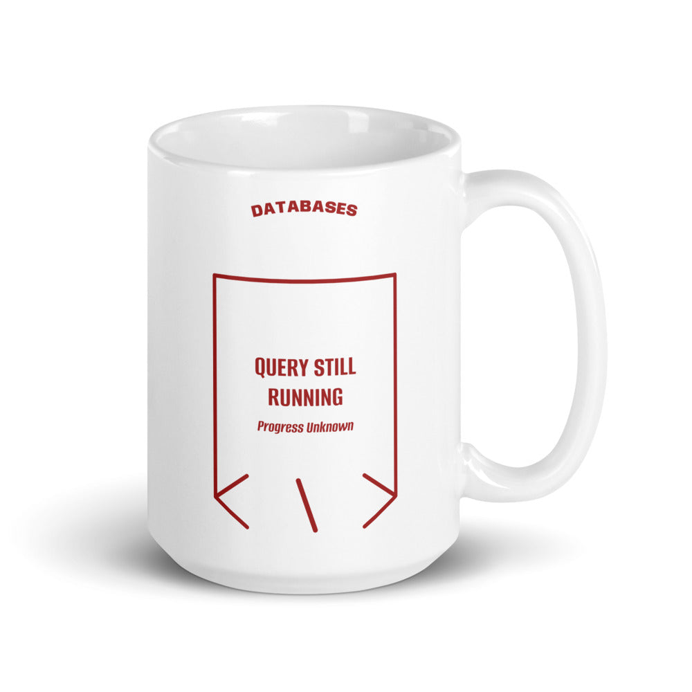 Query Still Running — White Brown back mockup (15 oz)