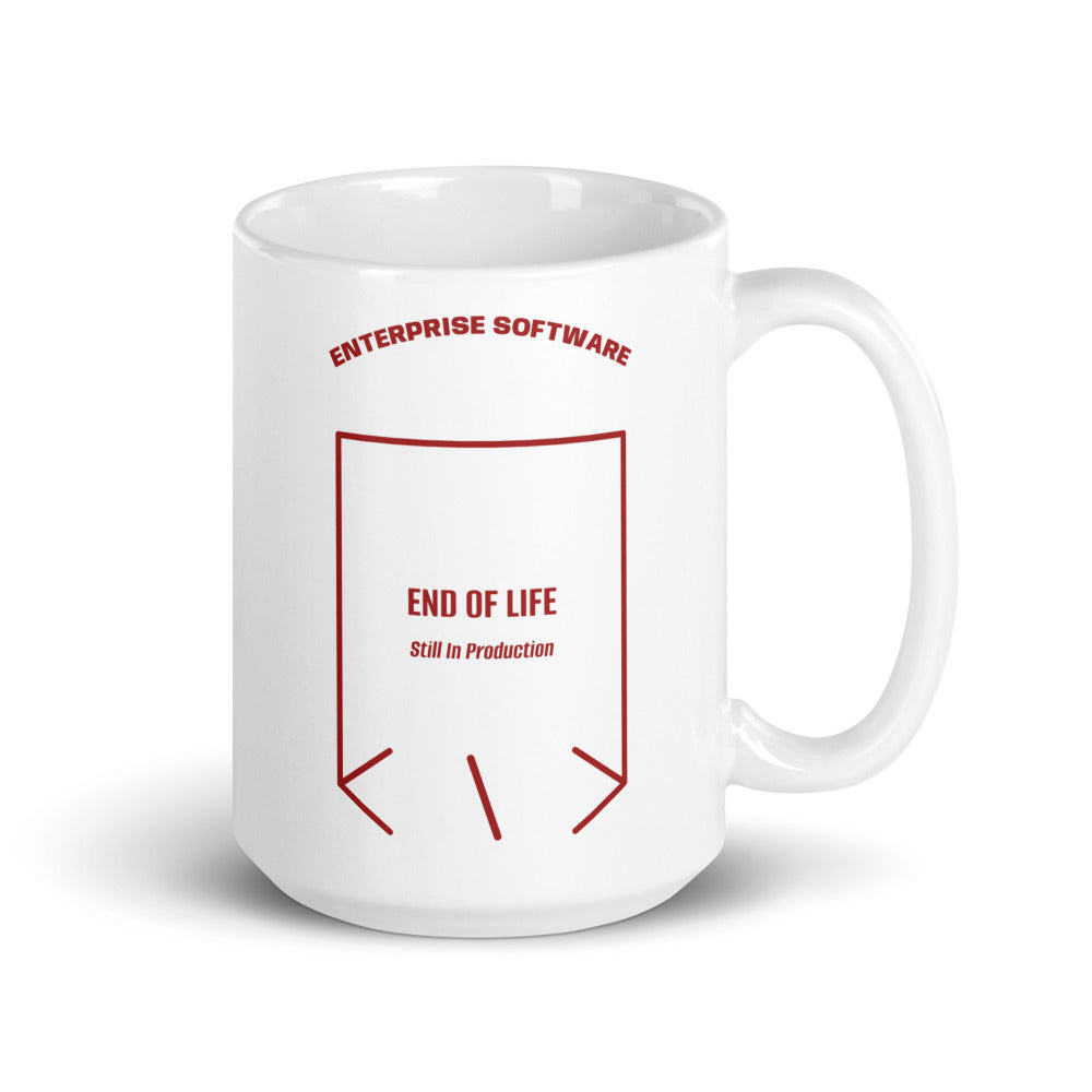 End Of Life — White Brown back mockup (15 oz)