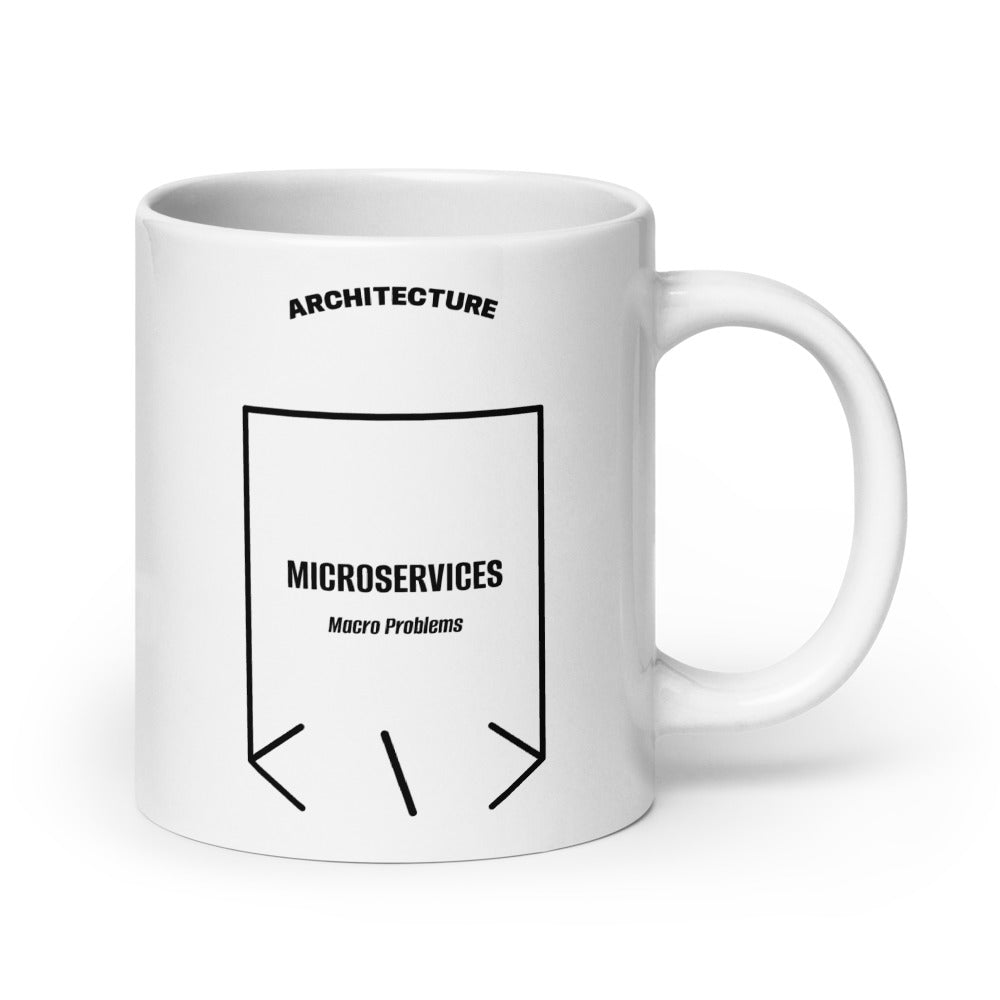 Microservices — White Black back mockup (20 oz)
