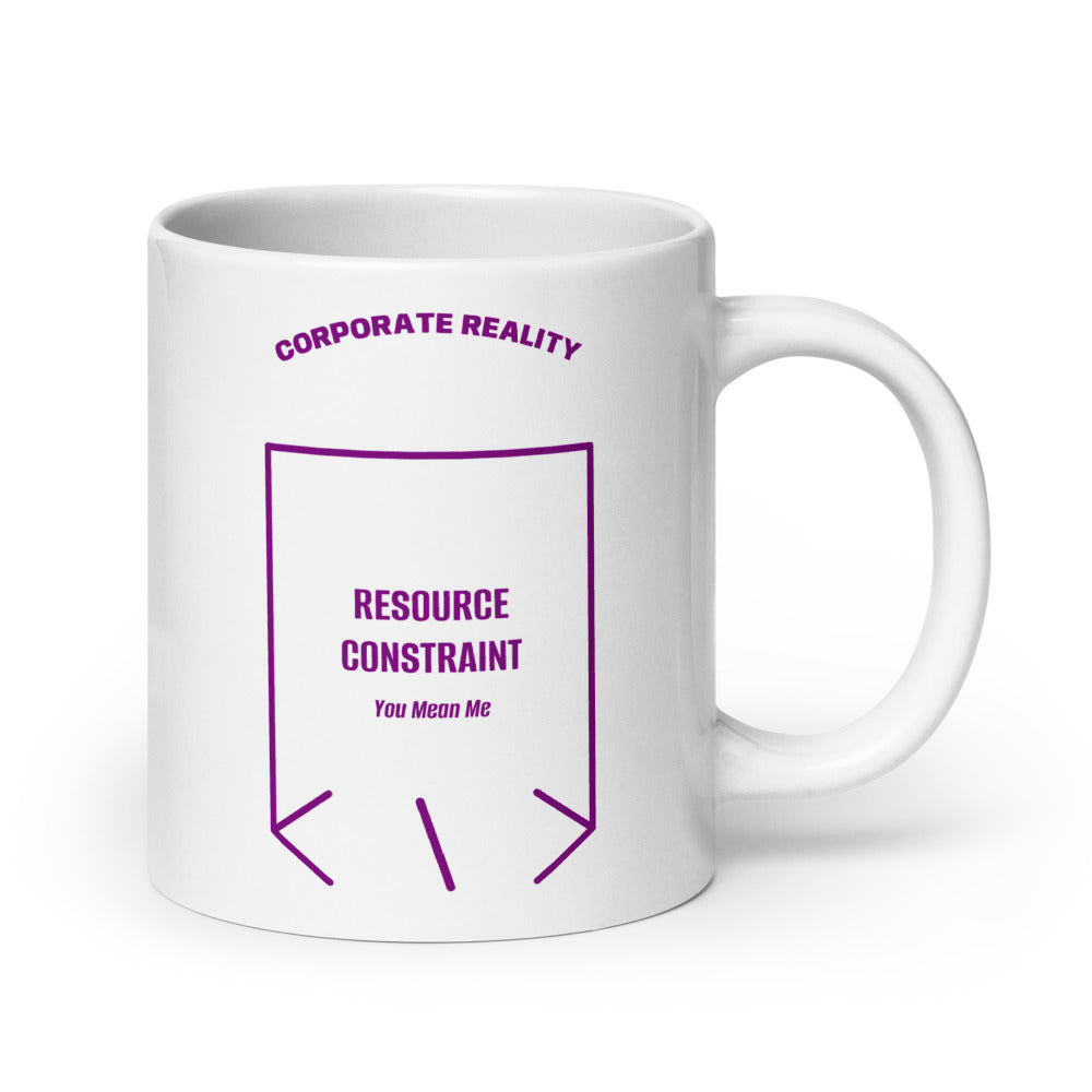 Resource Constraint — White Purple back mockup (20 oz)