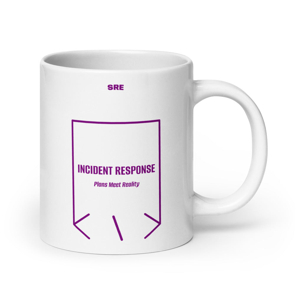 Incident Response — White Purple back mockup (20 oz)