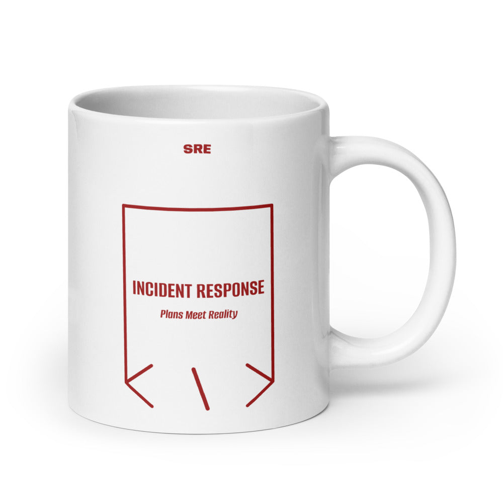 Incident Response — White Brown back mockup (20 oz)