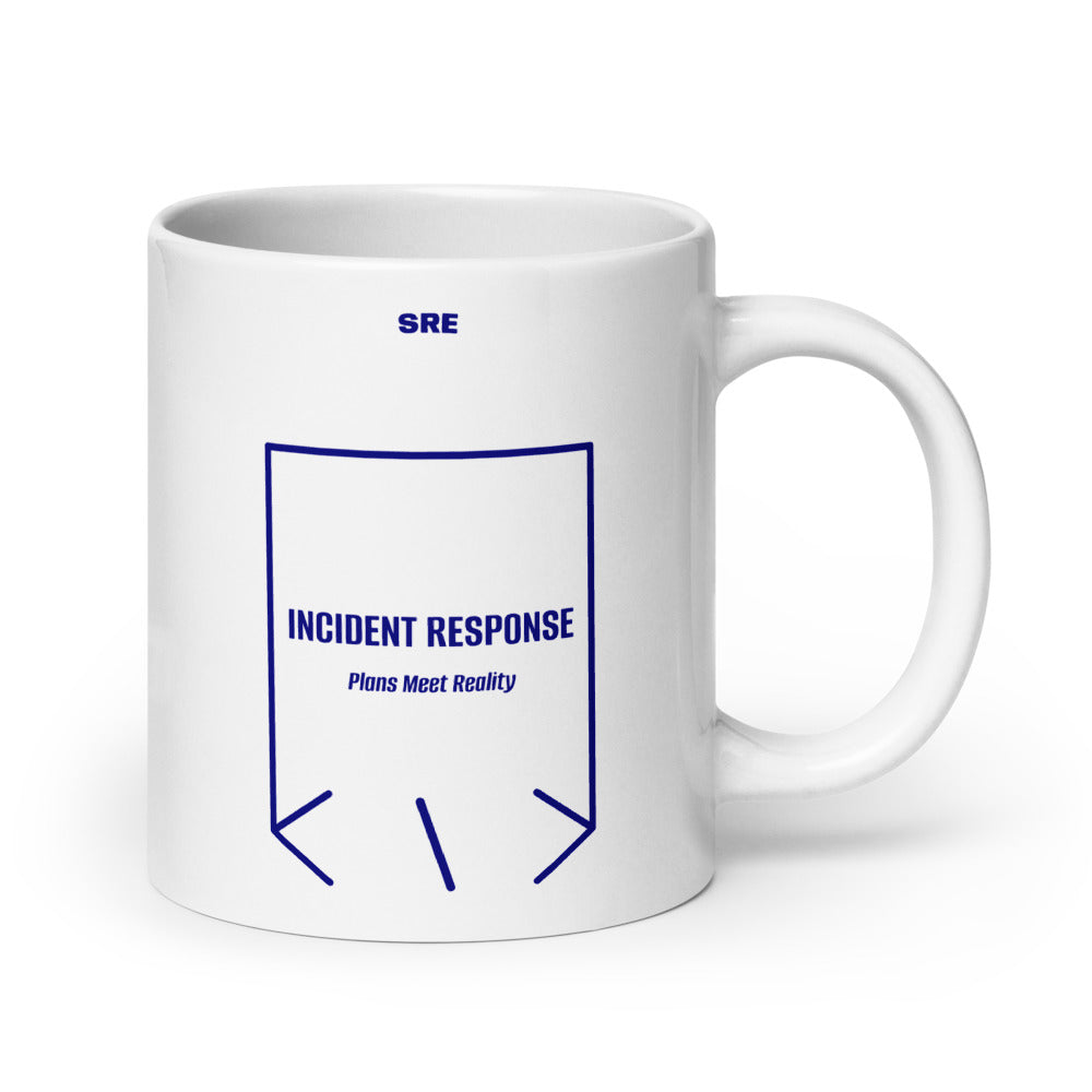 Incident Response — White Navy back mockup (20 oz)
