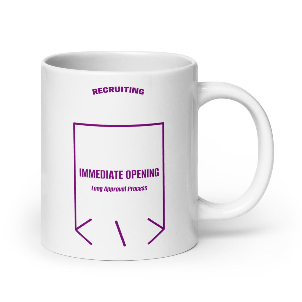 Immediate Opening — White Purple back mockup (20 oz)