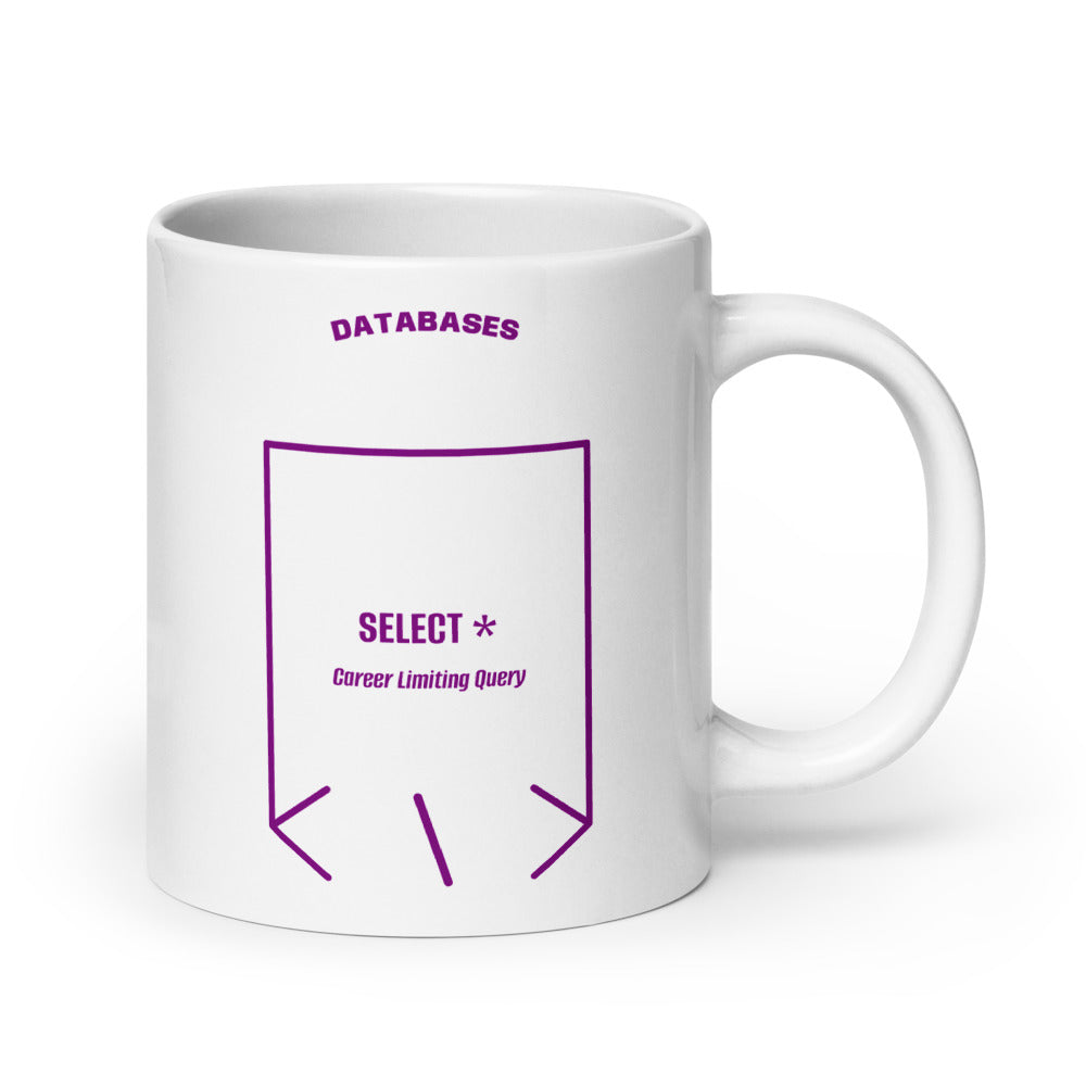SELECT * — White Purple back mockup (20 oz)