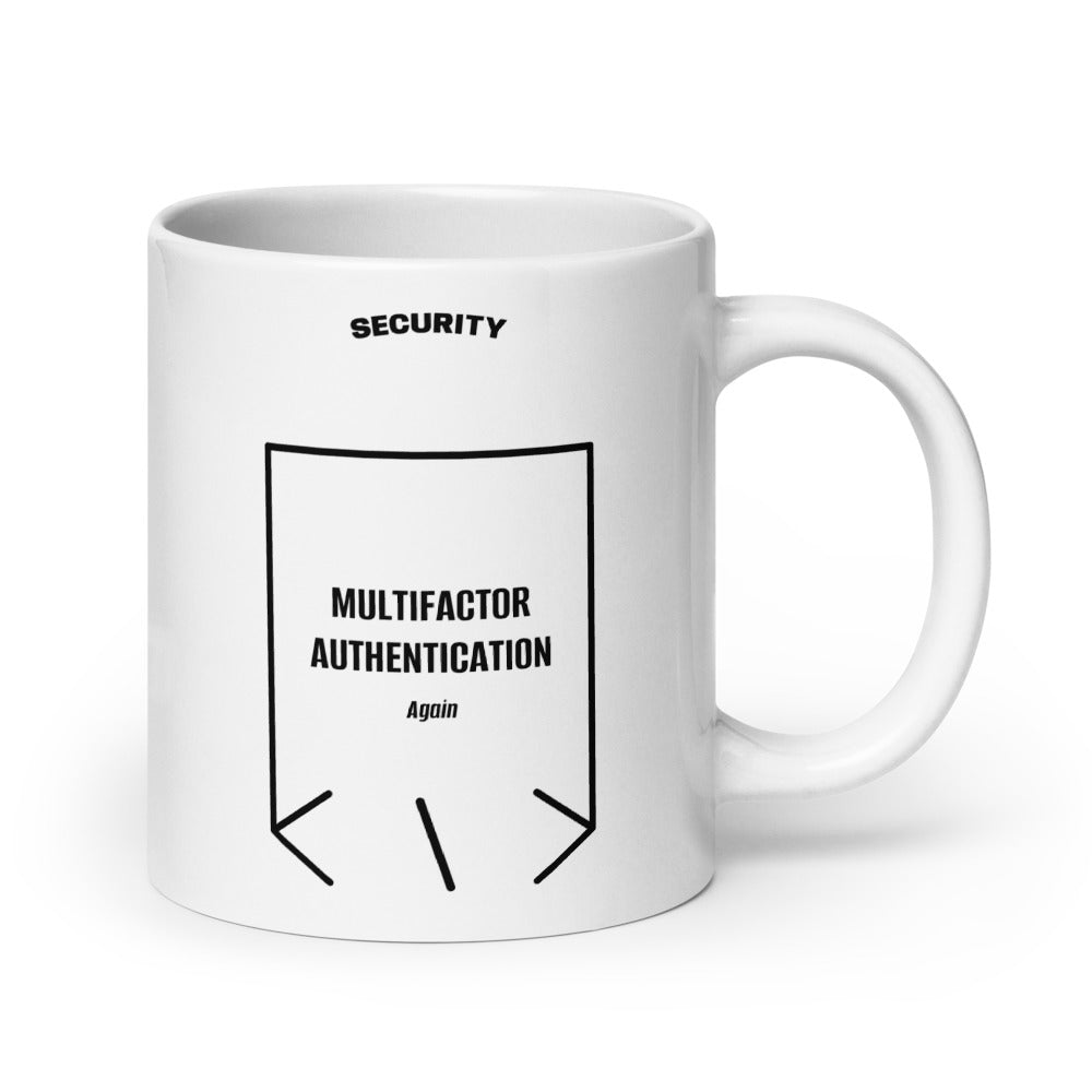 Multifactor Authentication — White Black back mockup (20 oz)