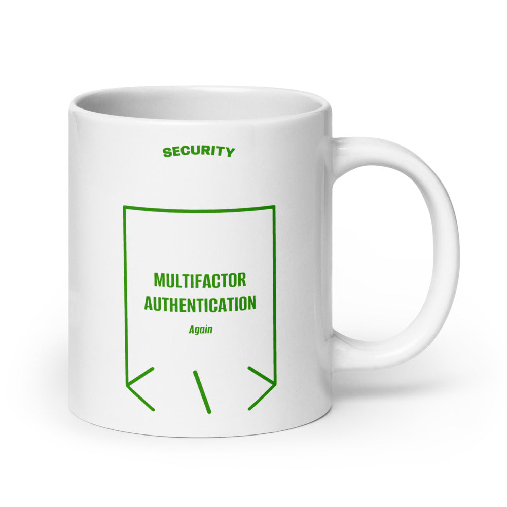 Multifactor Authentication — White Green back mockup (20 oz)