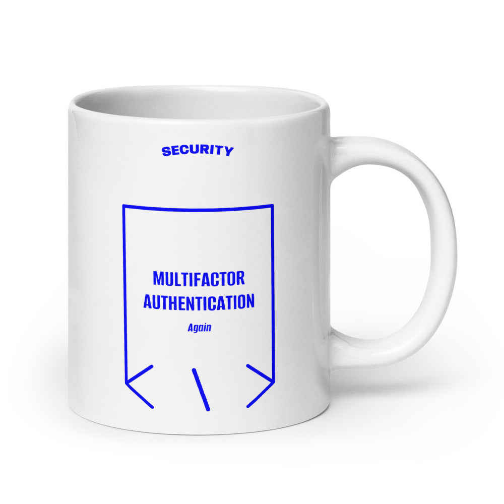 Multifactor Authentication — White Blue back mockup (20 oz)