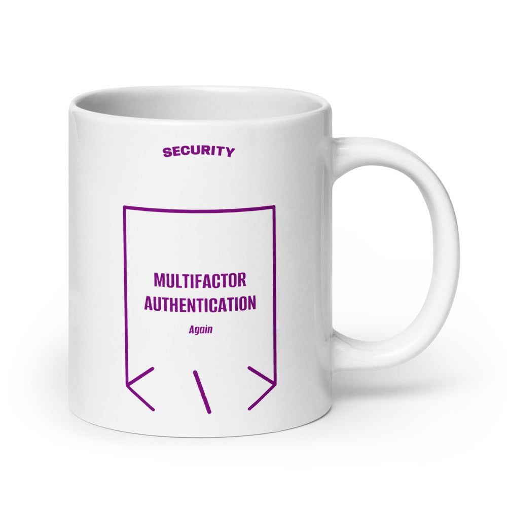 Multifactor Authentication — White Purple back mockup (20 oz)