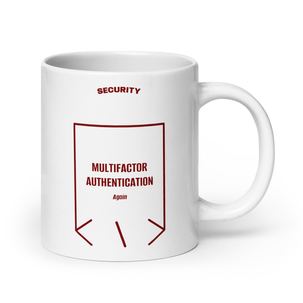 Multifactor Authentication — White Maroon back mockup (20 oz)