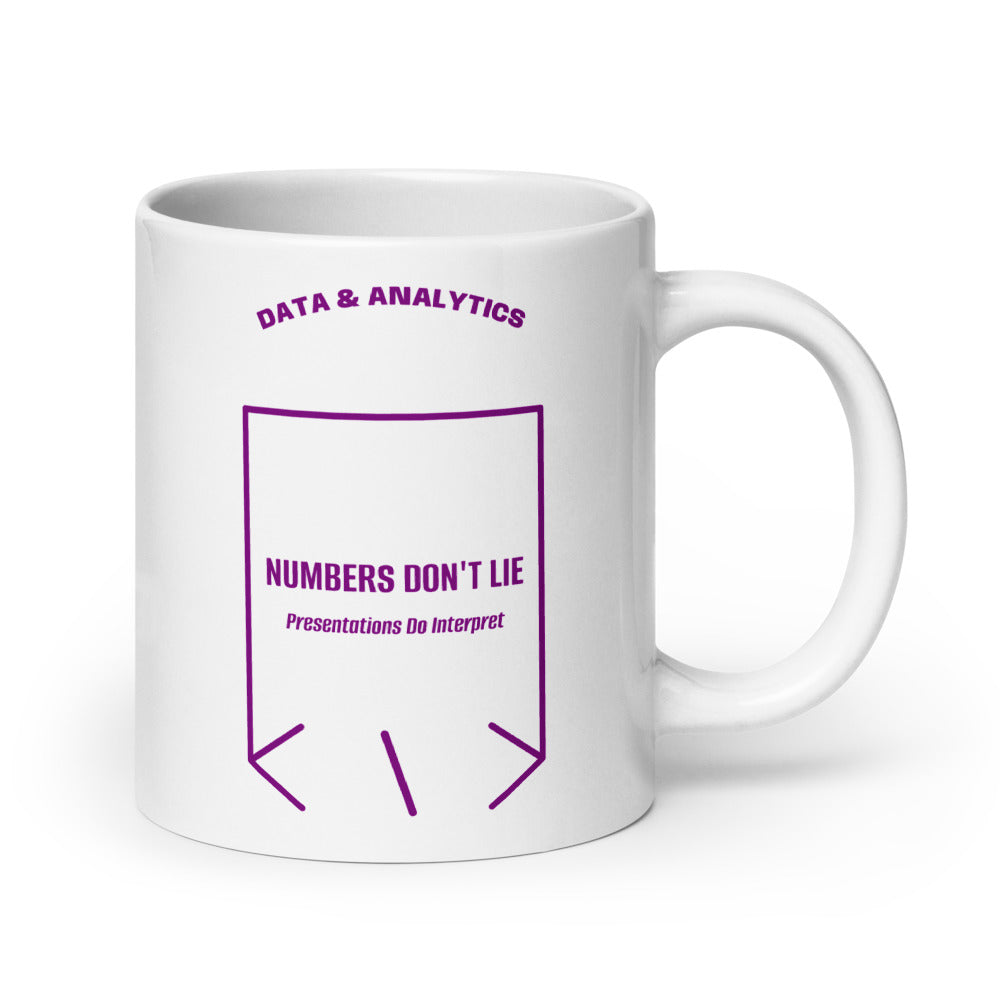 Numbers Don't Lie — White Purple back mockup (20 oz)