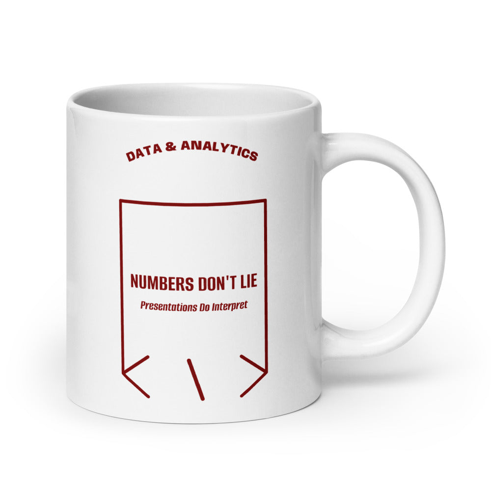 Numbers Don't Lie — White Maroon back mockup (20 oz)