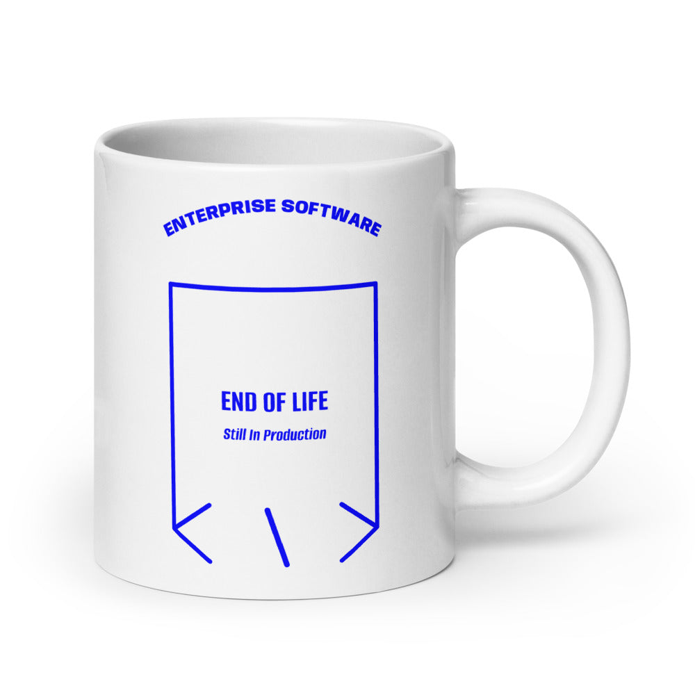 End Of Life — White Blue back mockup (20 oz)