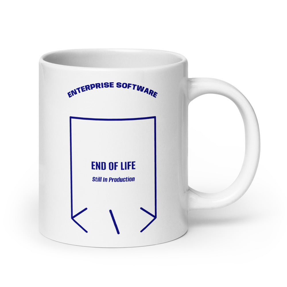 End Of Life — White Navy back mockup (20 oz)
