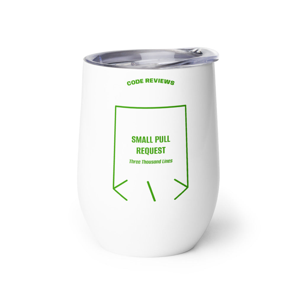 Small Pull Request — White Green back mockup (12 oz)