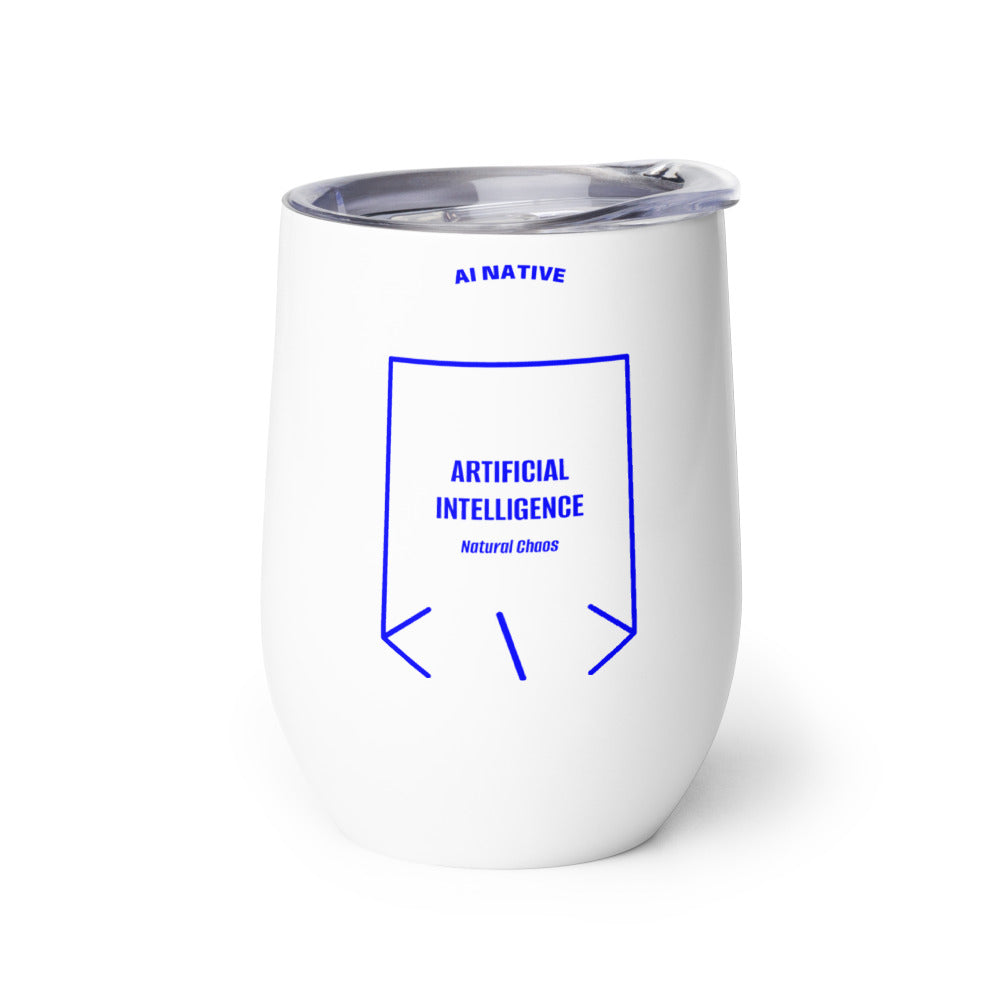 Artificial Intelligence — White Blue back mockup (12 oz)