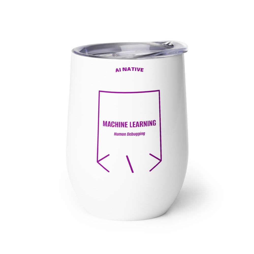 Machine Learning — White Purple back mockup (12 oz)