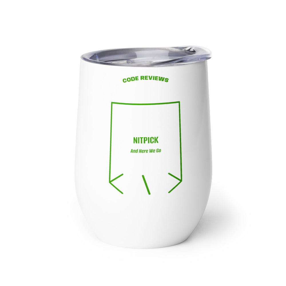 Nitpick — White Green back mockup (12 oz)