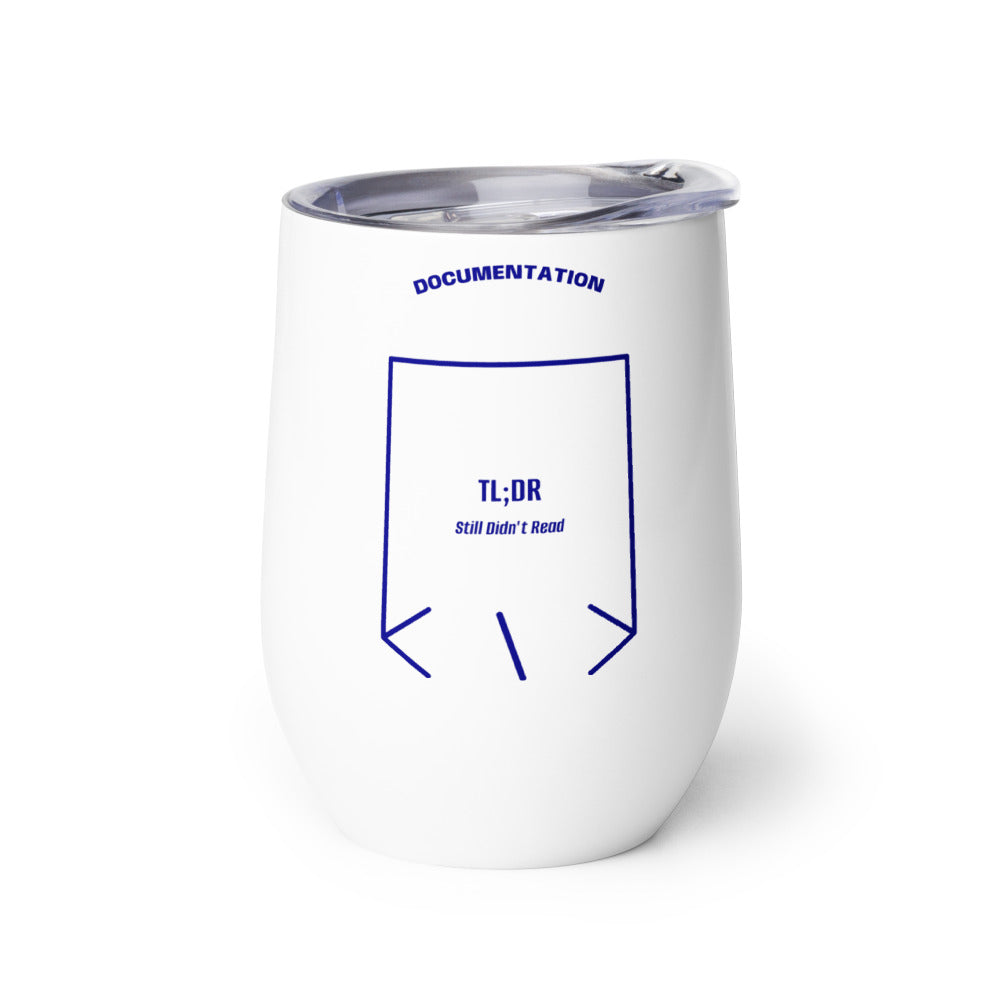 TL;DR — White Navy back mockup (12 oz)