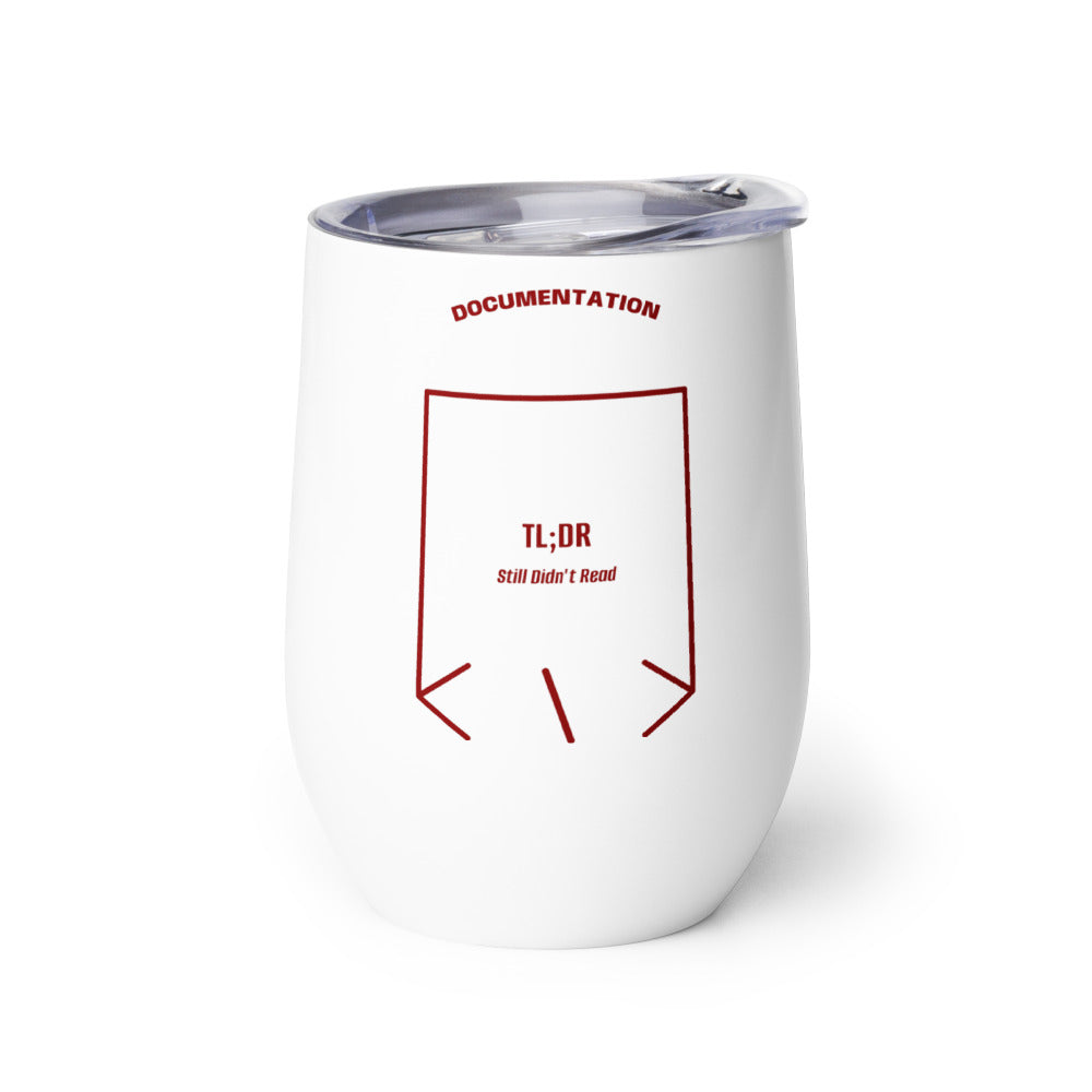 TL;DR — White Maroon back mockup (12 oz)