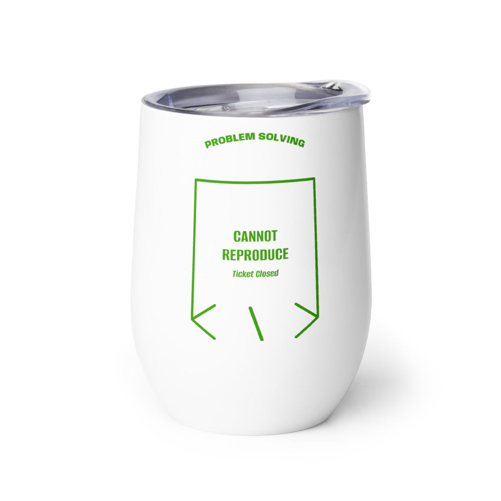 Cannot Reproduce — White Green back mockup (12 oz)