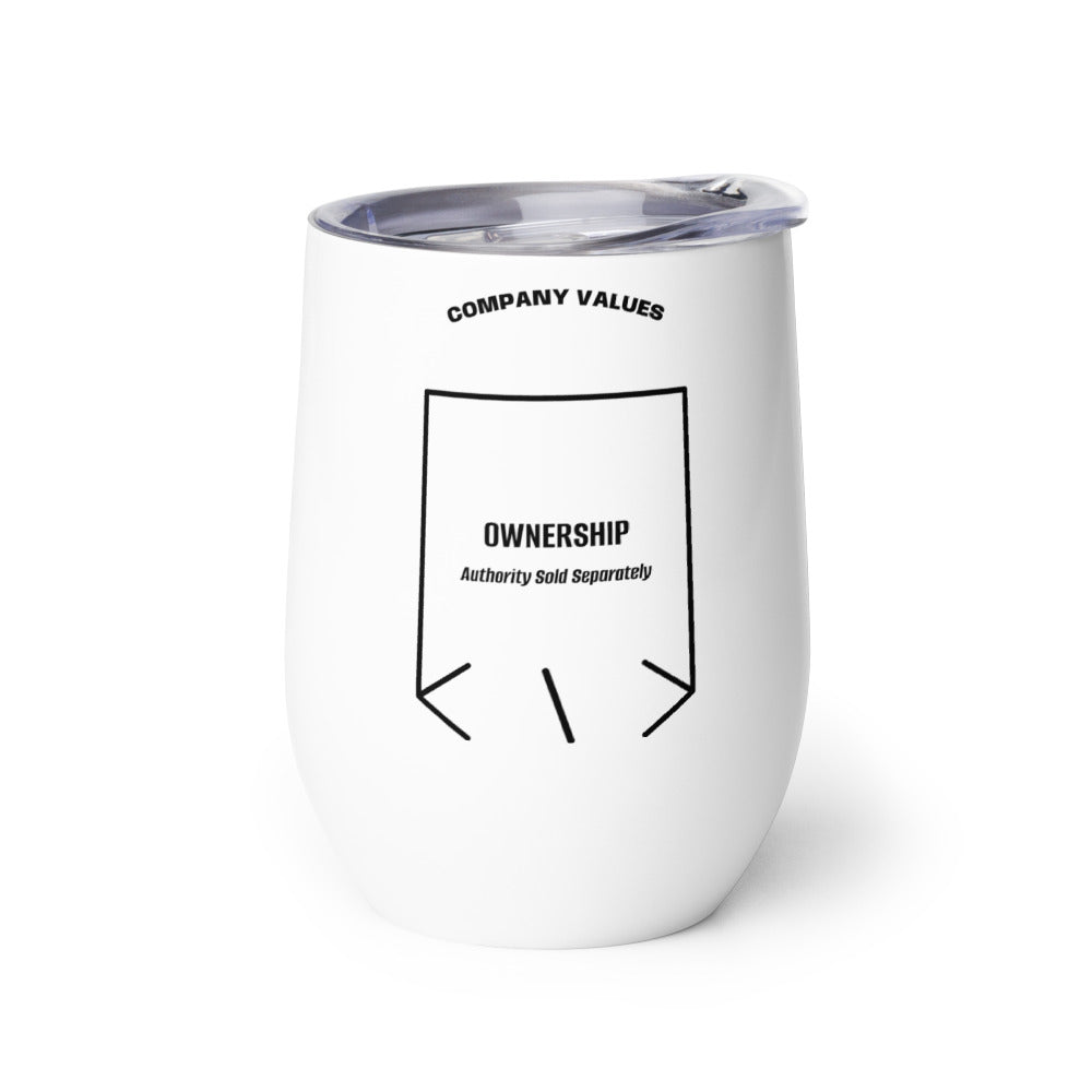 Ownership — White Black back mockup (12 oz)