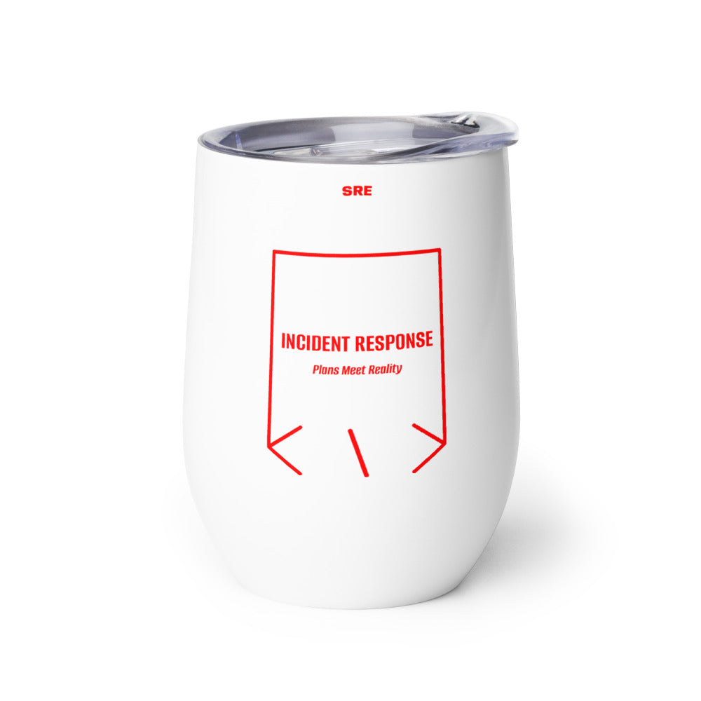Incident Response — White Red back mockup (12 oz)