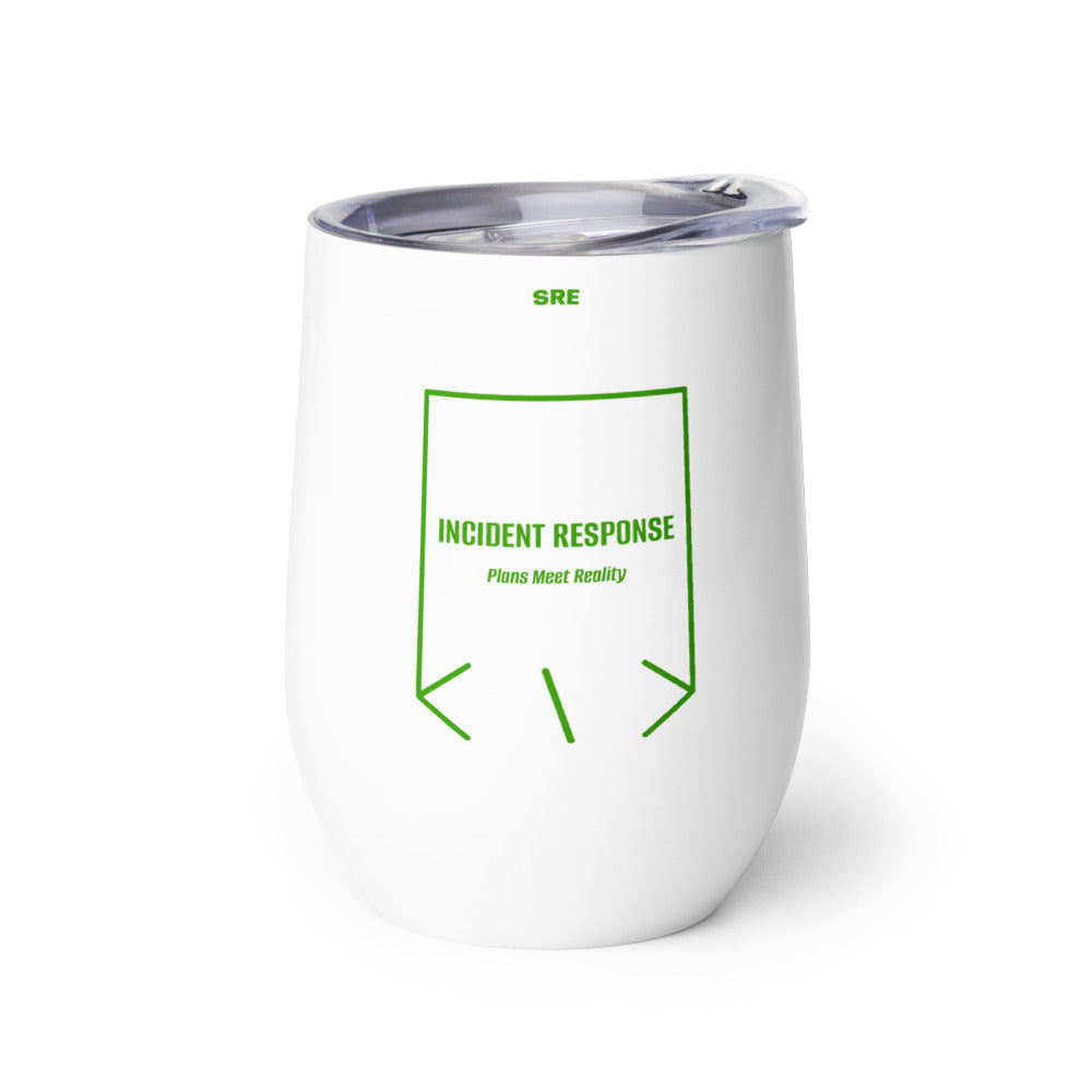 Incident Response — White Green back mockup (12 oz)