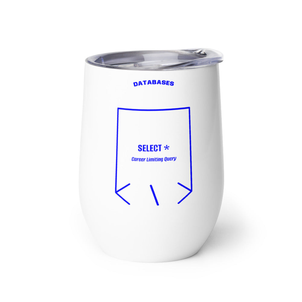 SELECT * — White Blue back mockup (12 oz)
