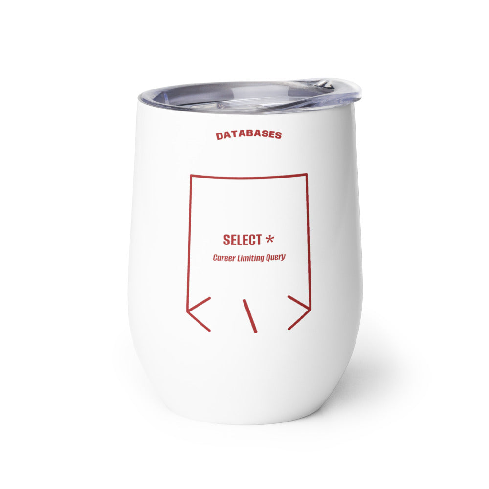 SELECT * — White Brown back mockup (12 oz)