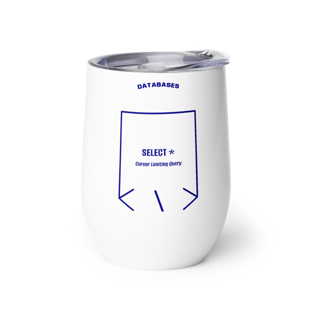 SELECT * — White Navy back mockup (12 oz)