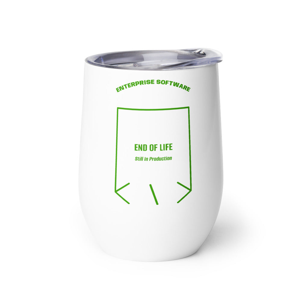 End Of Life — White Green back mockup (12 oz)