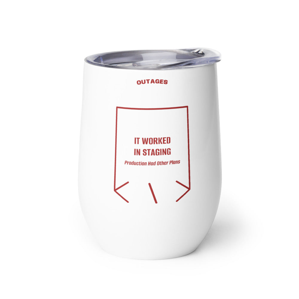 It Worked In Staging — White Brown back mockup (12 oz)