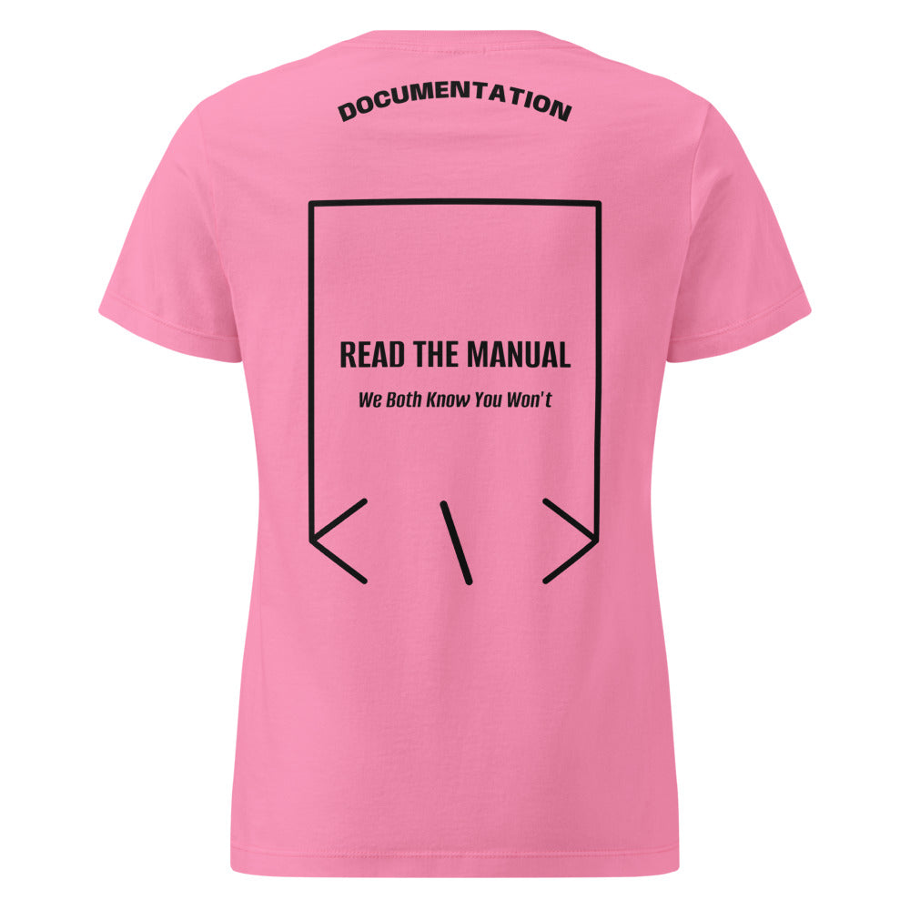 Read The Manual — Azalea Black back mockup