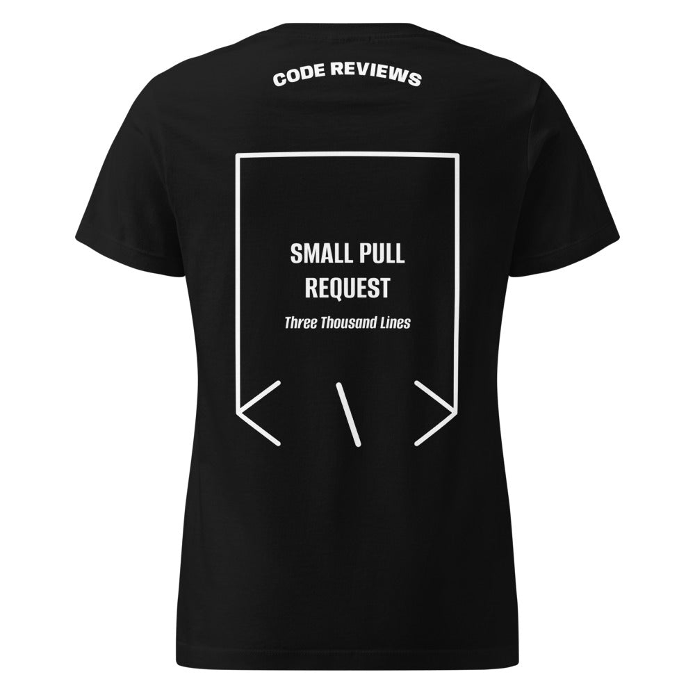 Small Pull Request — Black White back mockup