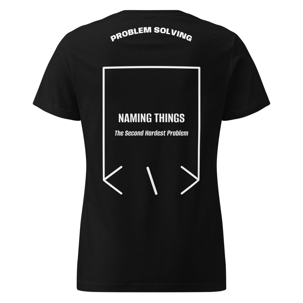 Naming Things — Black White back mockup