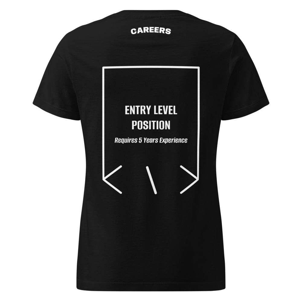 Entry Level Position — Black White back mockup