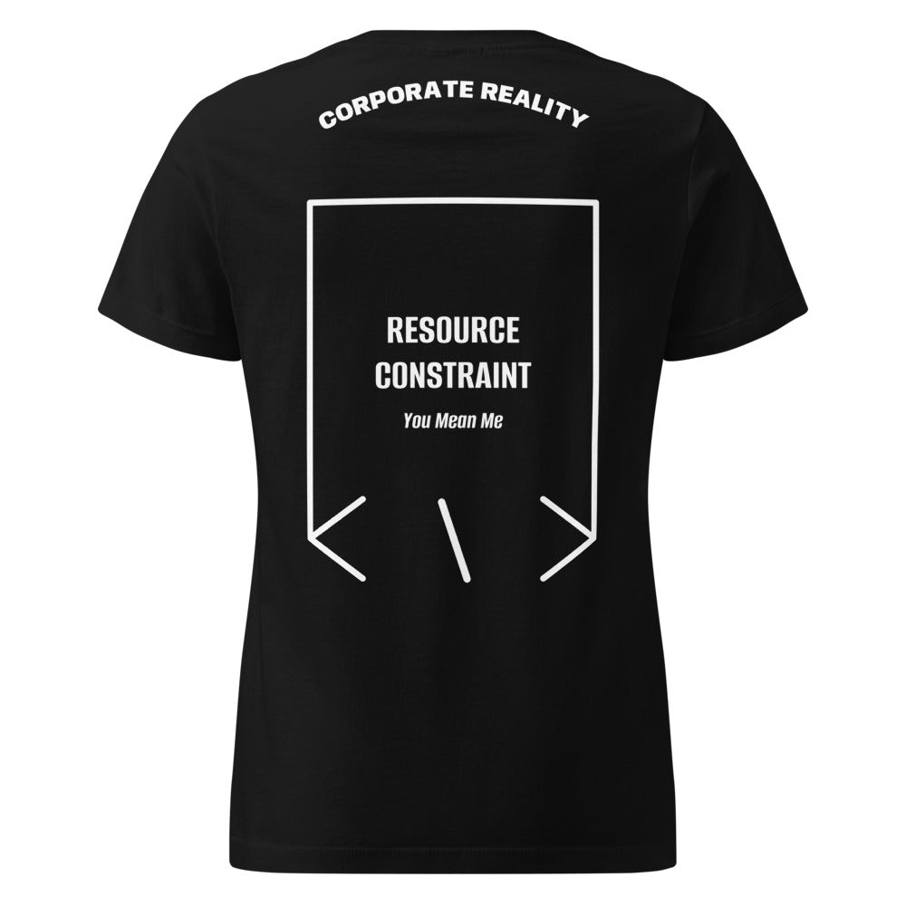 Resource Constraint — Black White back mockup