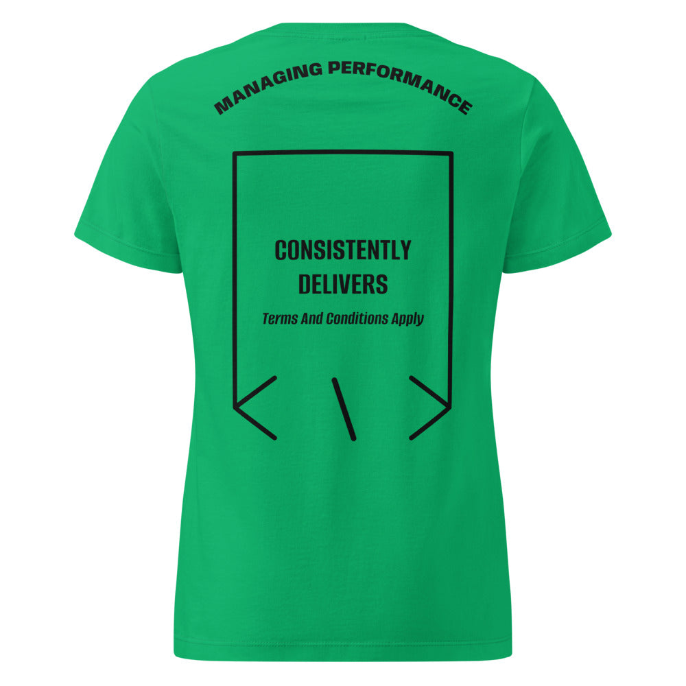 Consistently Delivers — Irish Green Black back mockup