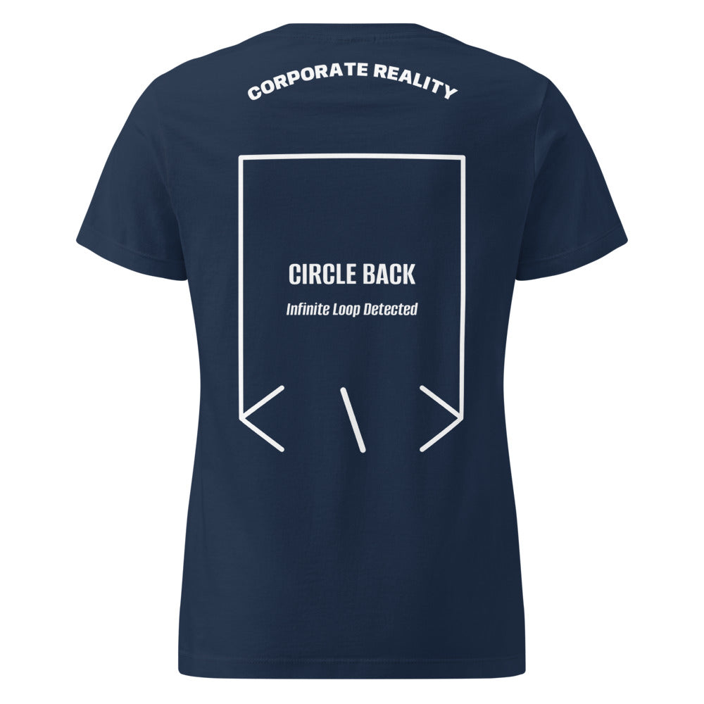 Circle Back — Navy White back mockup