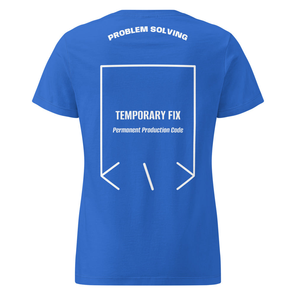 Temporary Fix — Royal White back mockup