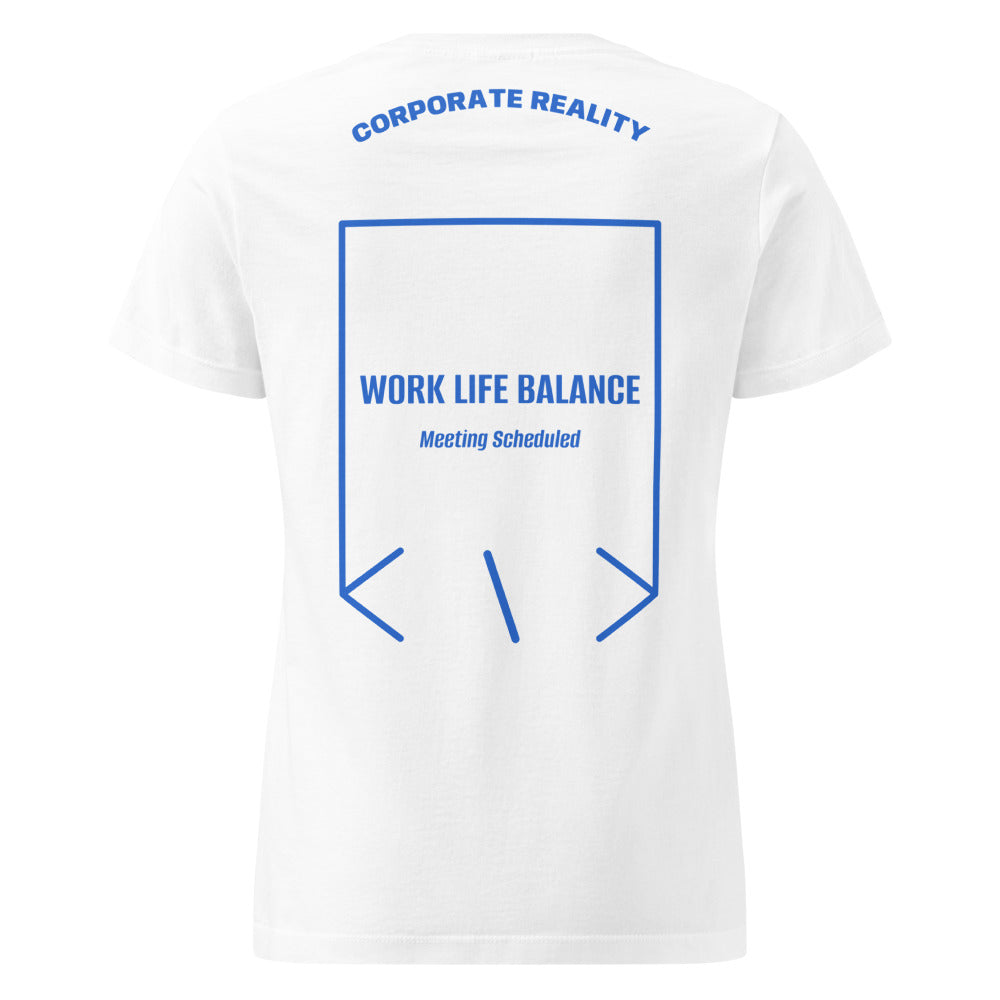 Work Life Balance — White Royal back mockup