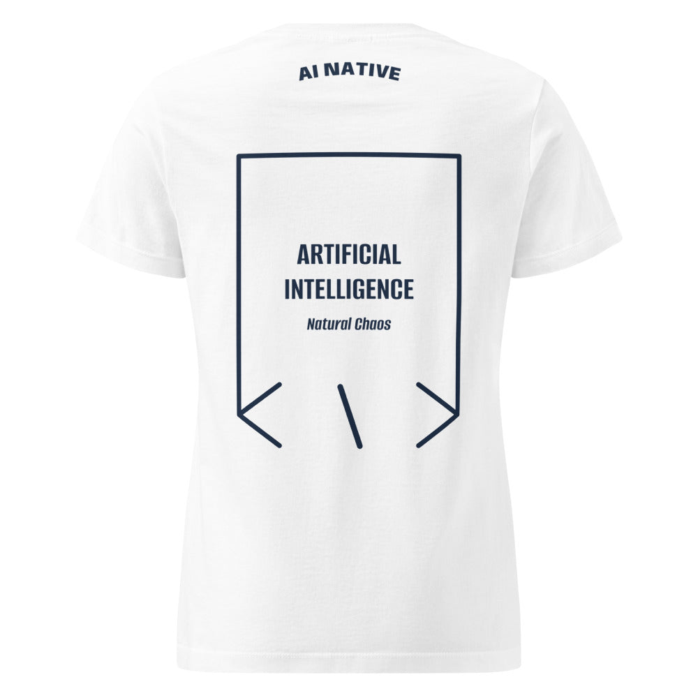 Artificial Intelligence — White Navy back mockup