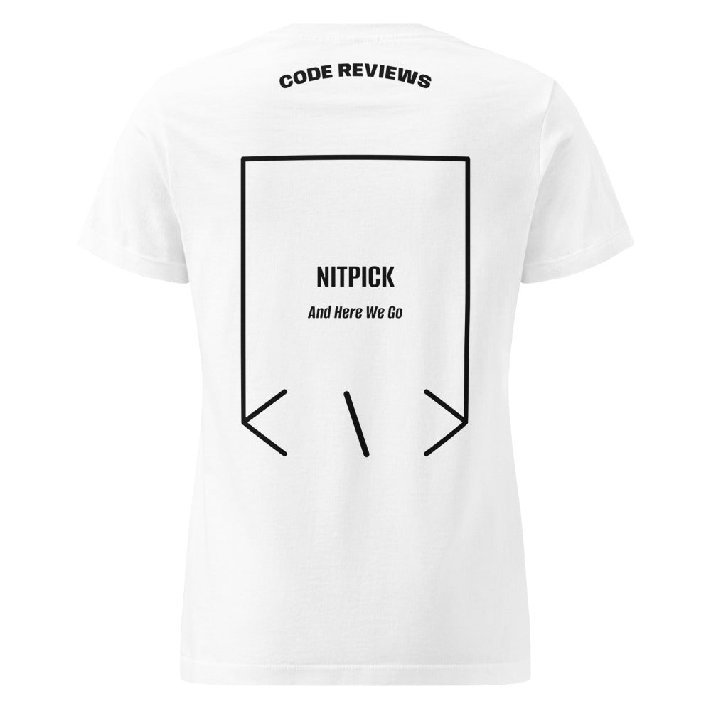 Nitpick — White Black back mockup