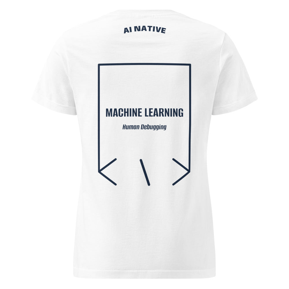 Machine Learning — White Navy back mockup