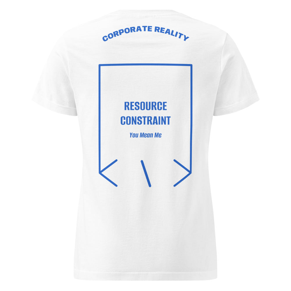 Resource Constraint — White Royal back mockup