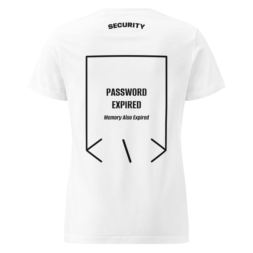Password Expired — White Black back mockup