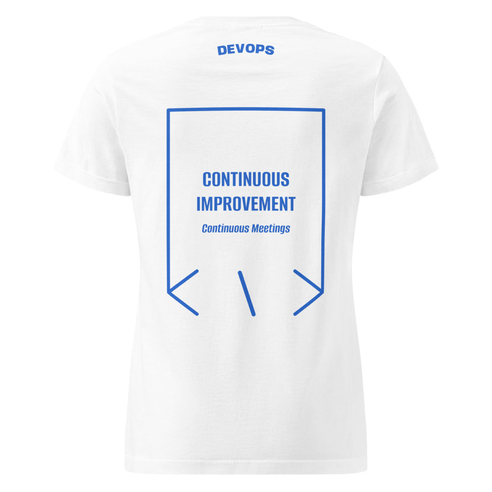 Continuous Improvement — White Royal back mockup