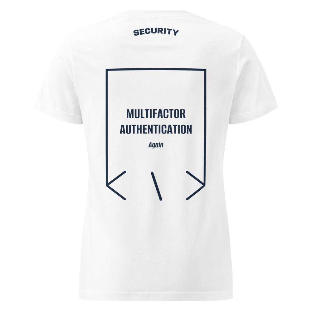 Multifactor Authentication — White Navy back mockup
