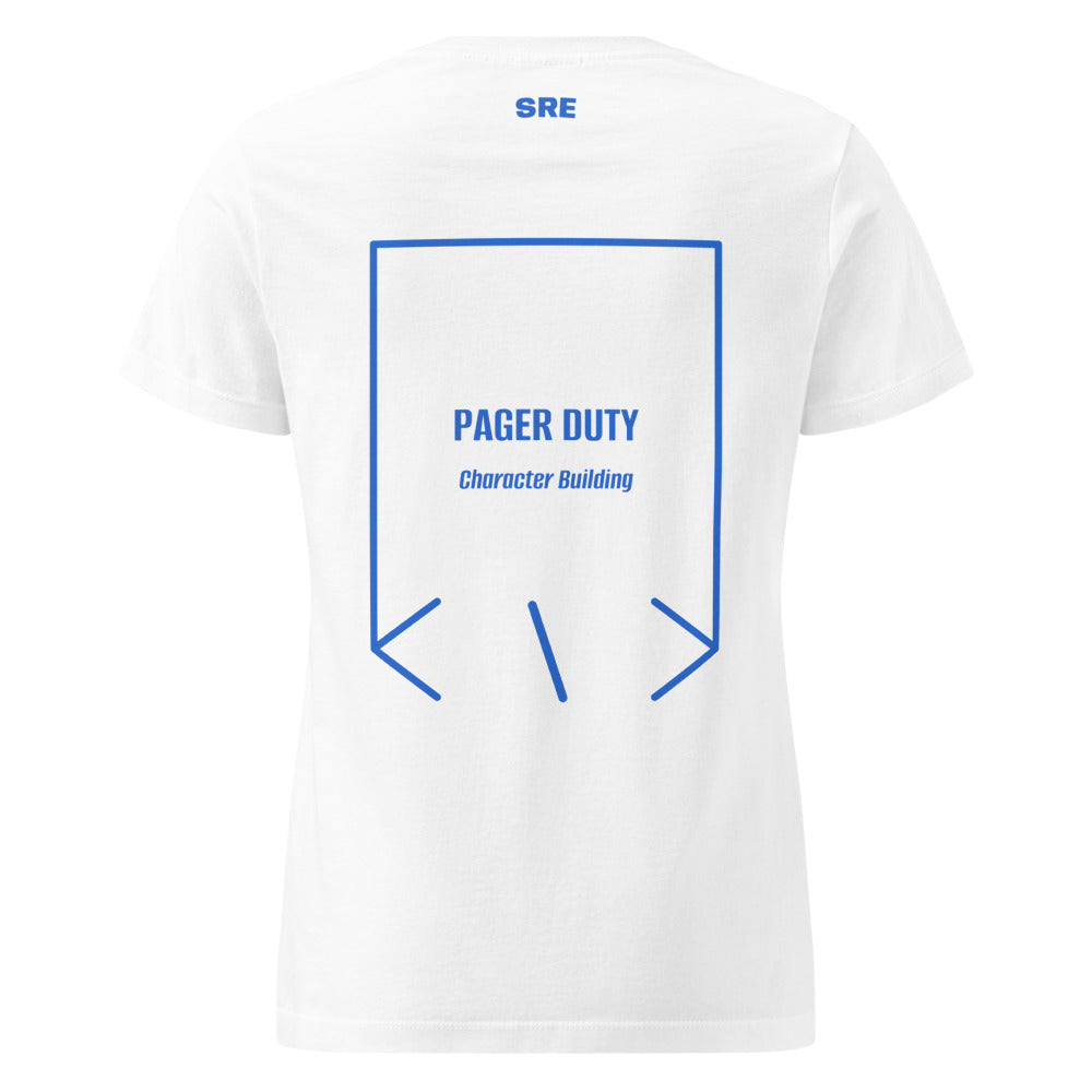 Pager Duty — White Royal back mockup